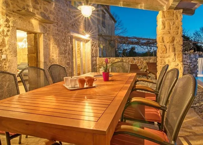 Luxury With A Swimming Pool Garica, Krk - 17469